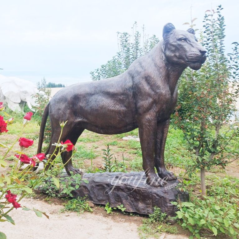 large lion Bronze Sculpture