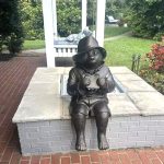 outdoor bronze paddington bear garden wall feedback