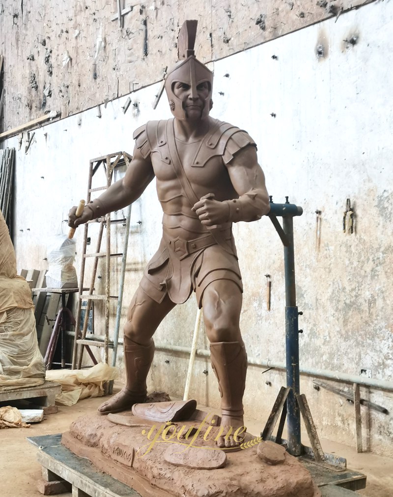 Life-size Bronze Ancient Spartan Statue BOK1-113 - Spartan Statue - 5