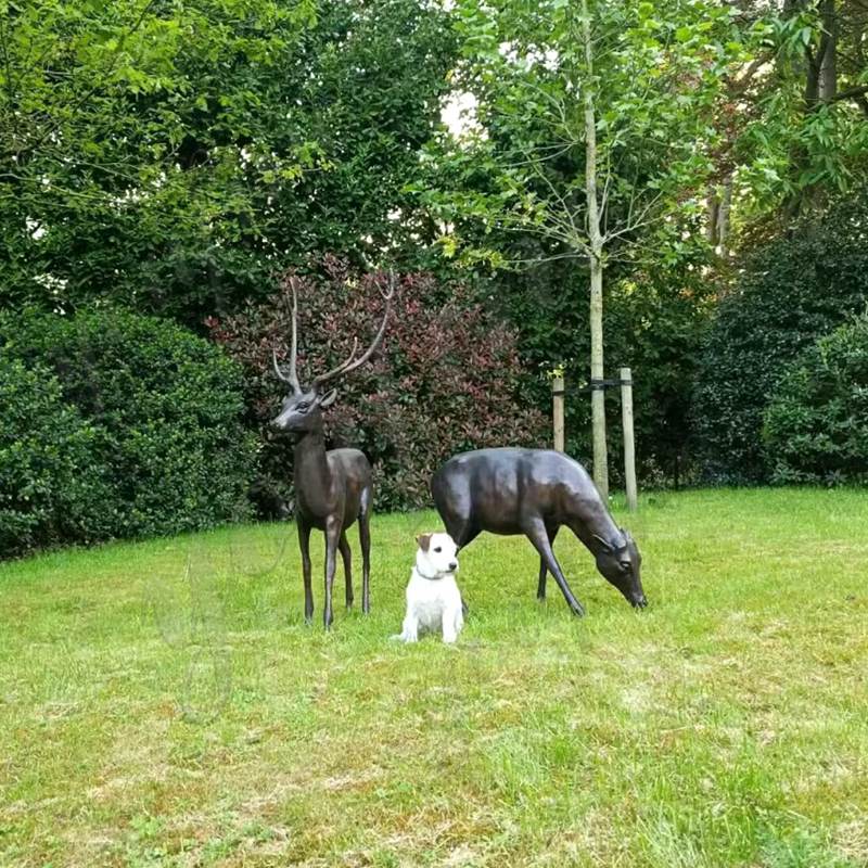 Top 10 Life Size Bronze Deer Statues for the Garden - Blog - 8