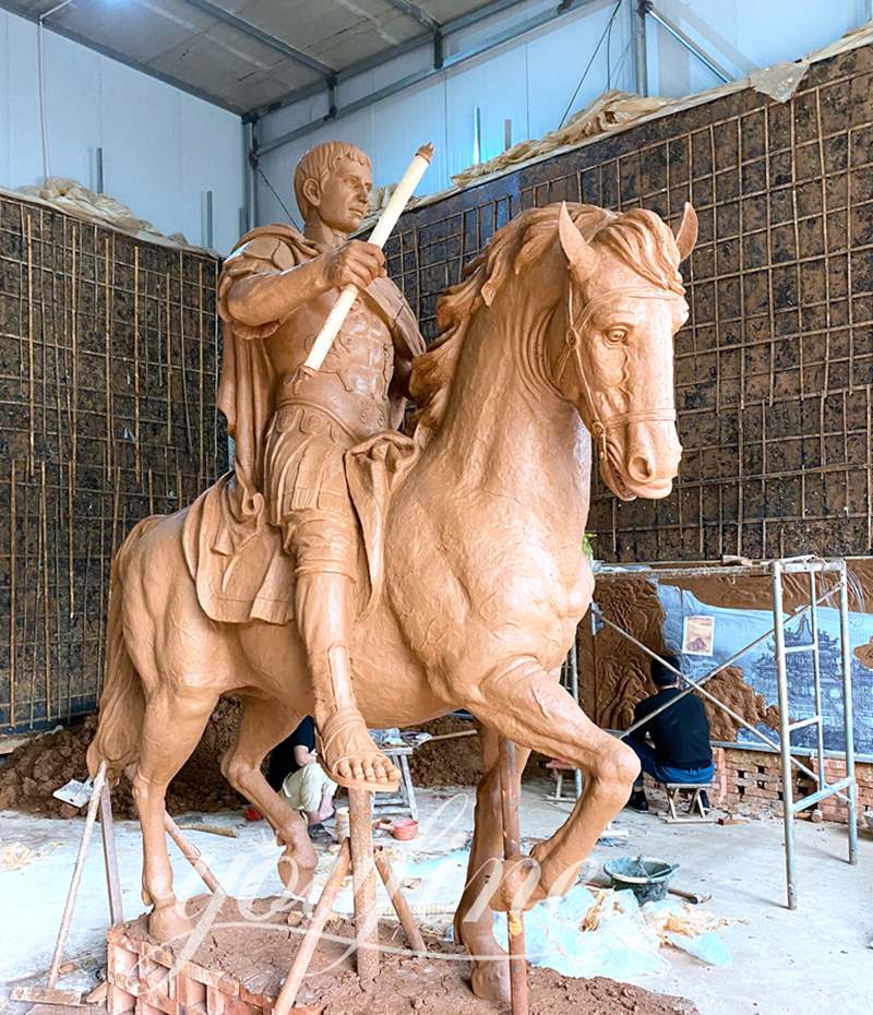 Bronze Horse Statues clay model