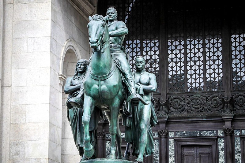 Bronze Equestrian Theodore Roosevelt Statue President Art Replica - Bronze Monument - 6