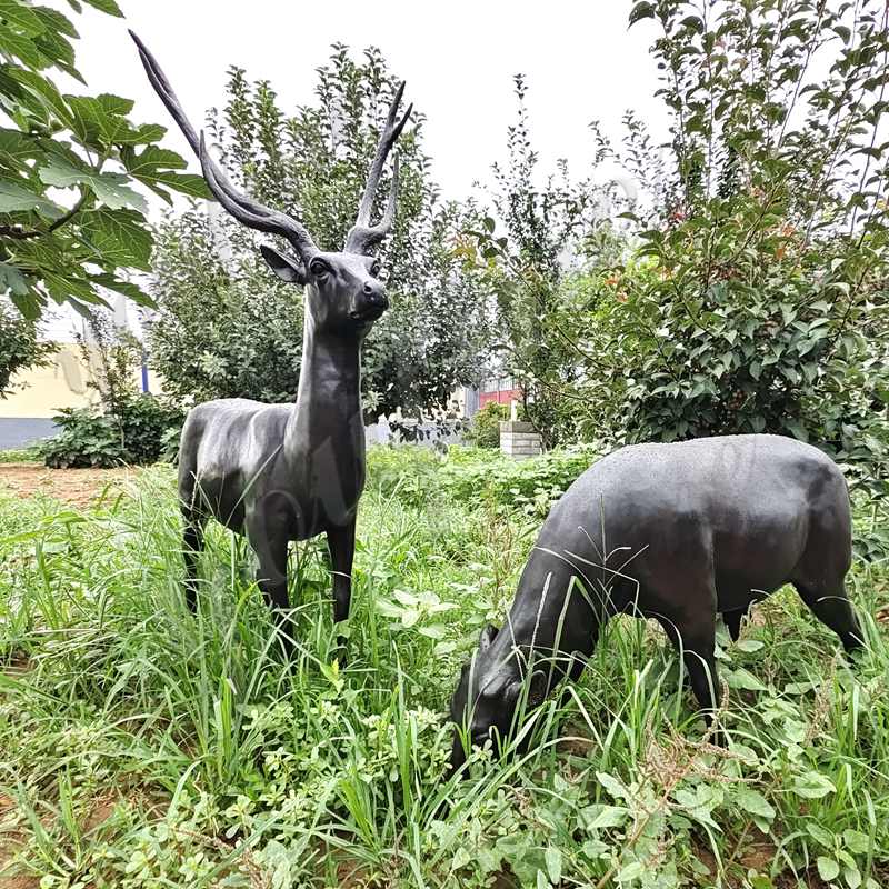 Top 10 Life Size Bronze Deer Statues for the Garden - Blog - 9