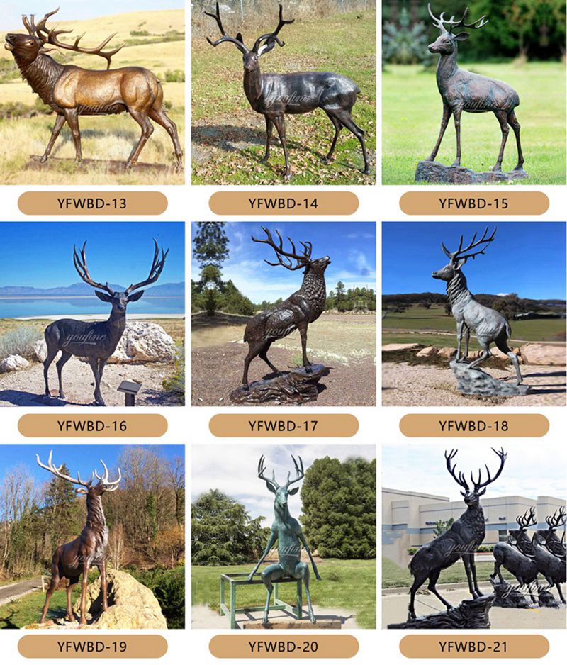 Top 10 Life Size Bronze Deer Statues for Your Garden Landscape - Blog - 19