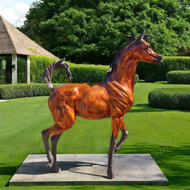 Life-size Arabian Horse Sculpture