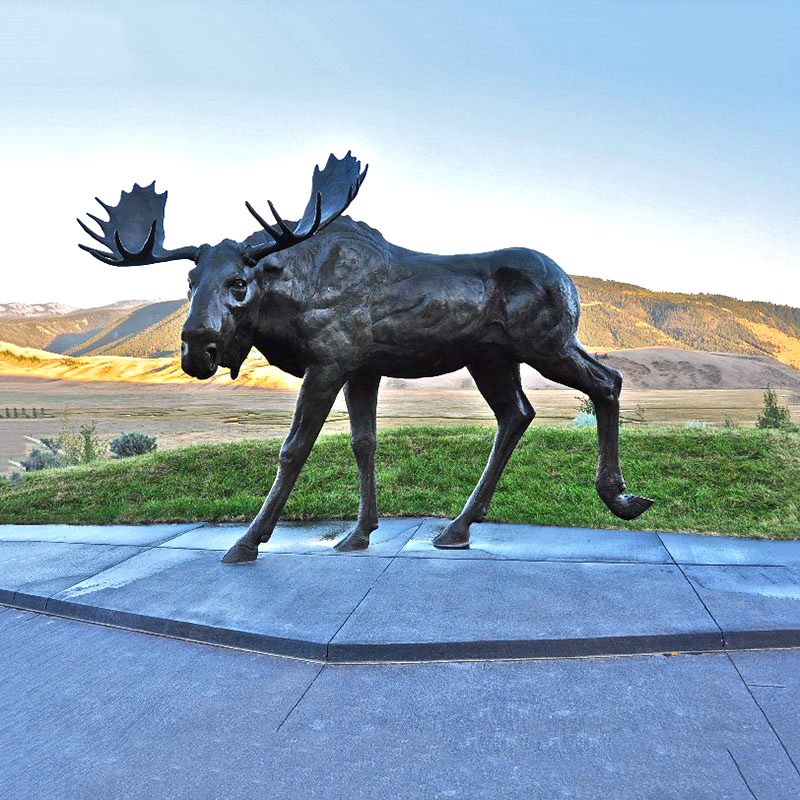 Life Size Bronze Deer Statues -  - 18