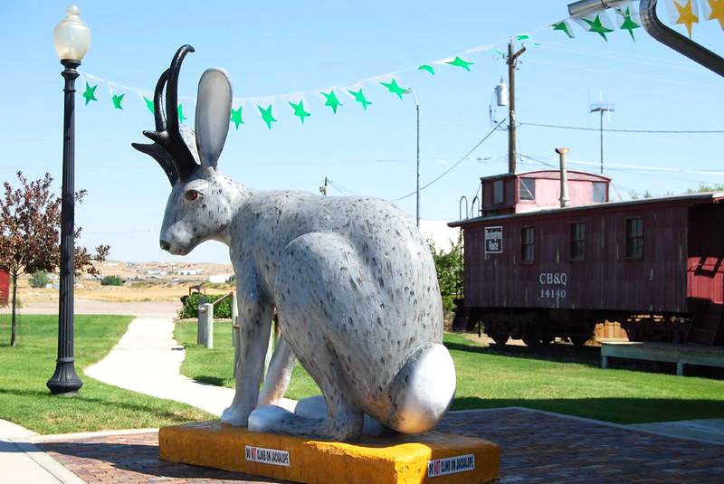 Large Wild Real Bronze Jackalope Statue Mythical Creature Art - Bronze Wildlife Sculpture - 6