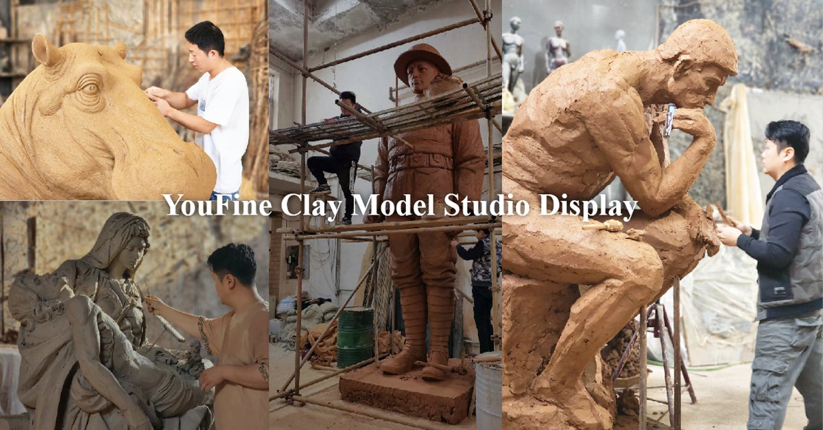 YouFine Bronze Clay Model Studio