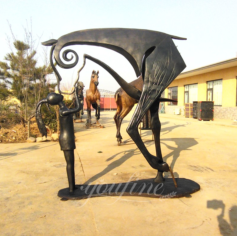 bronze Abstract Horse Statue