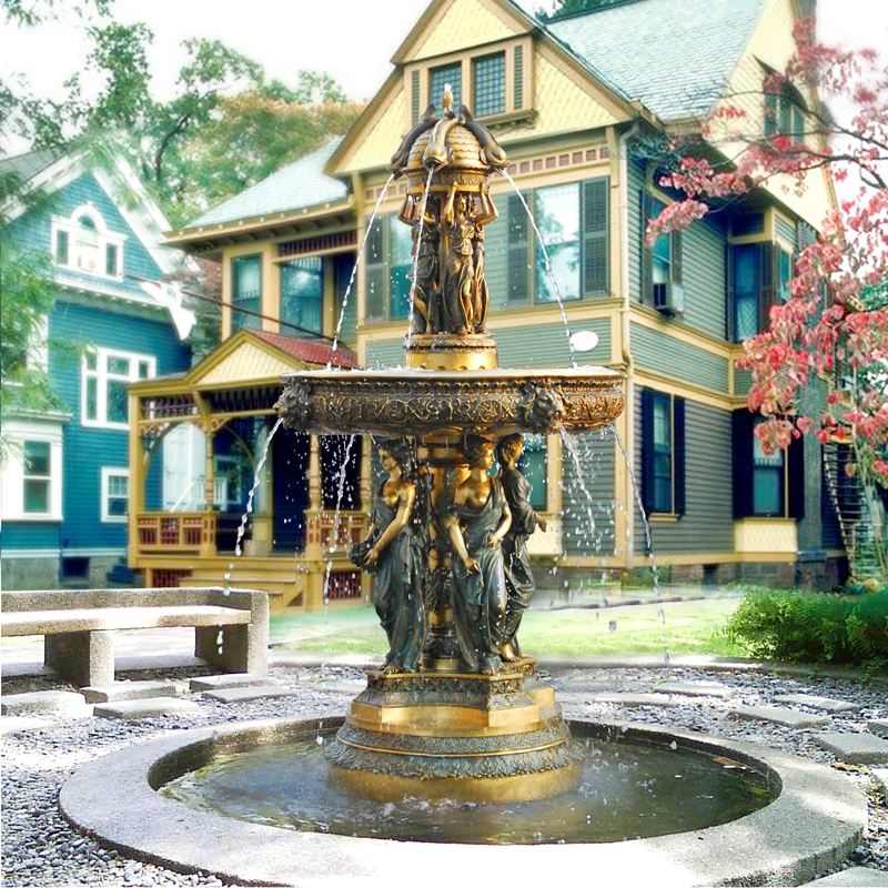 Bronze Garden Water Fountains for Sale -  - 17