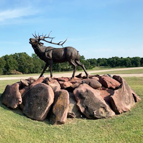  Life Size Bronze Deer Statues -  - 26