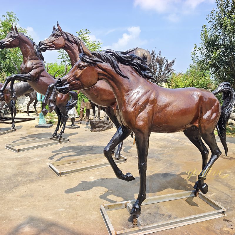 Bronze Arabian Horse Sculpture BOKK-248 - Bronze Horse Statues - 2