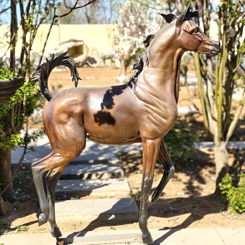 Bronze Arabian Horse Sculpture BOKK-248 - Bronze Horse Statues - 5