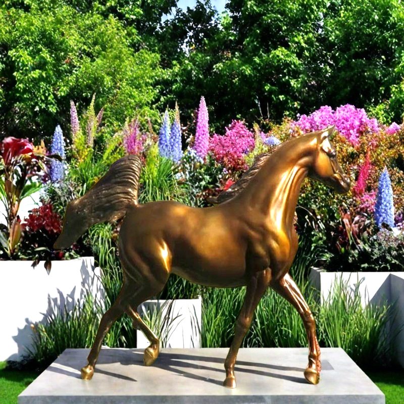 lifesize Bronze Arabian horse