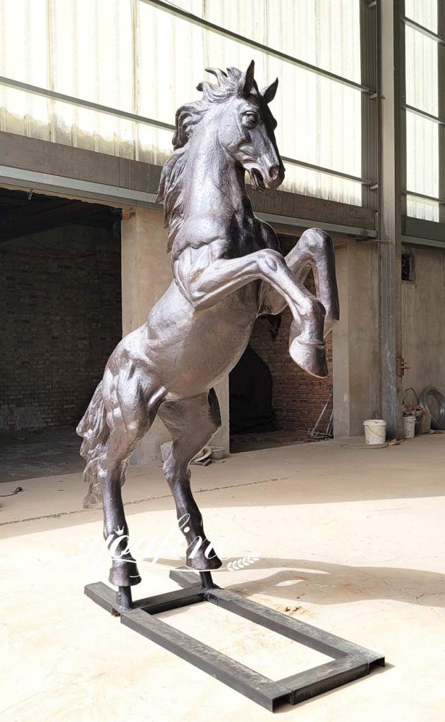 real size Rearing Horse Statue