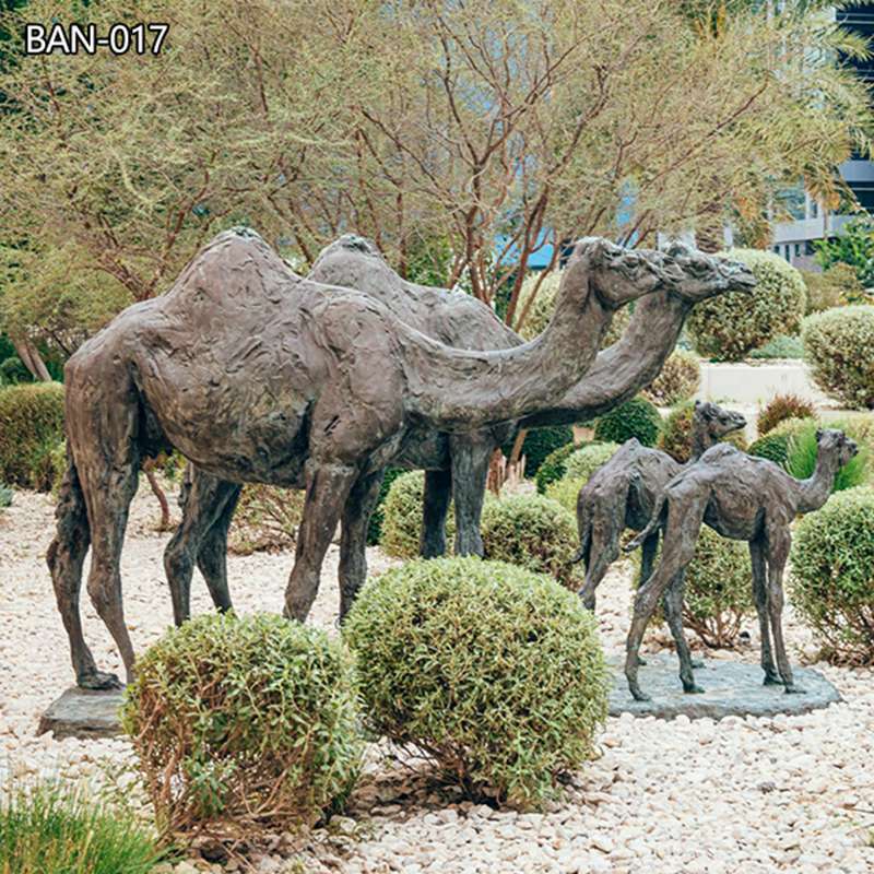 Bronze Camel Animal Sculpture