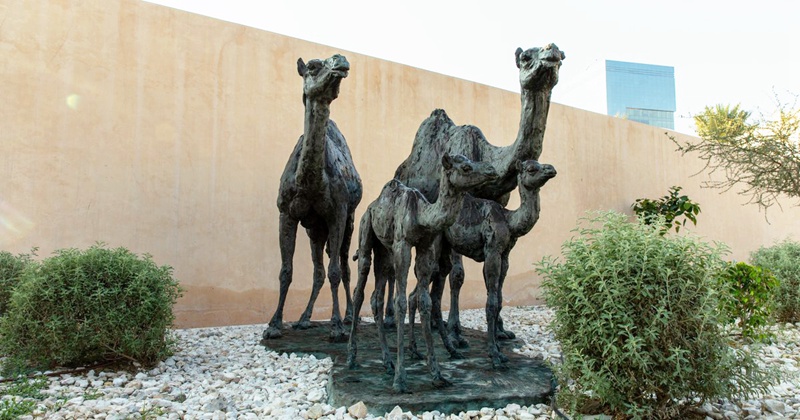 Life Size Standing Bronze Camel Animal Sculpture Artwork Decor - Other Animal sculptures - 2