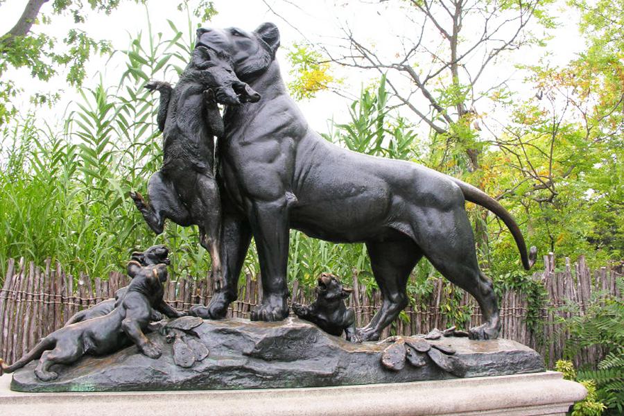 Bronze Outdoor Lion Statues for Sale -  - 7