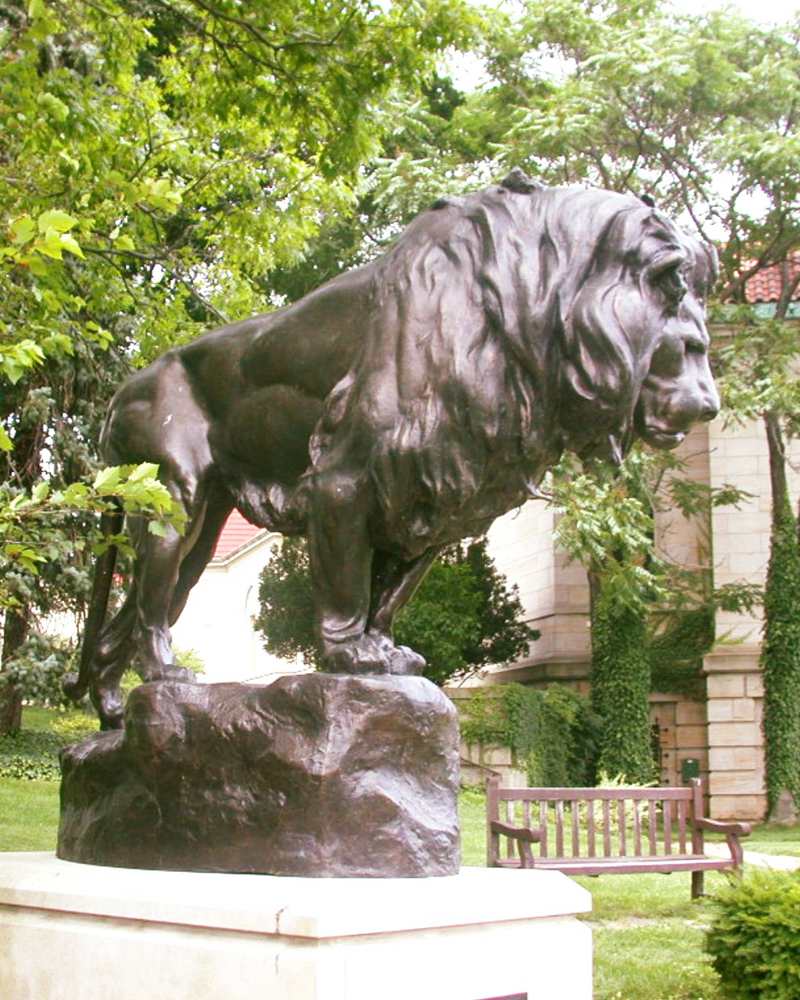 Top 10 Stunning School Mascots Outdoor Lion Statue - Blog - 14