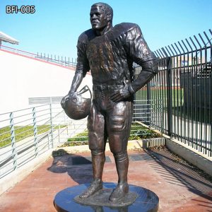 Bronze Earl Campbell Trophy Winner Memorial Statue