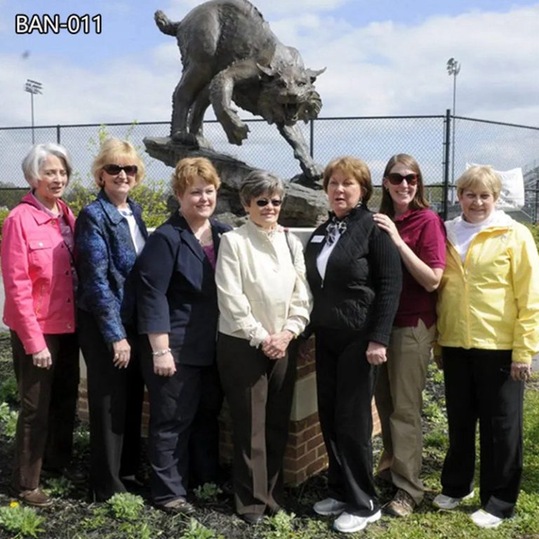 Large Bobcat Statue