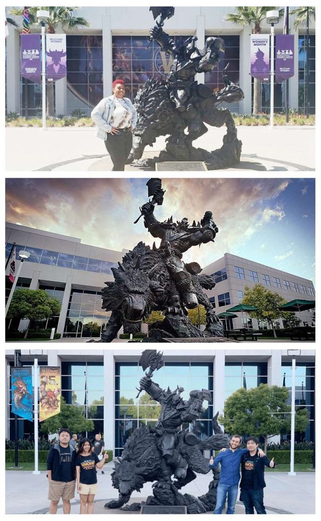 StarCraft statue
