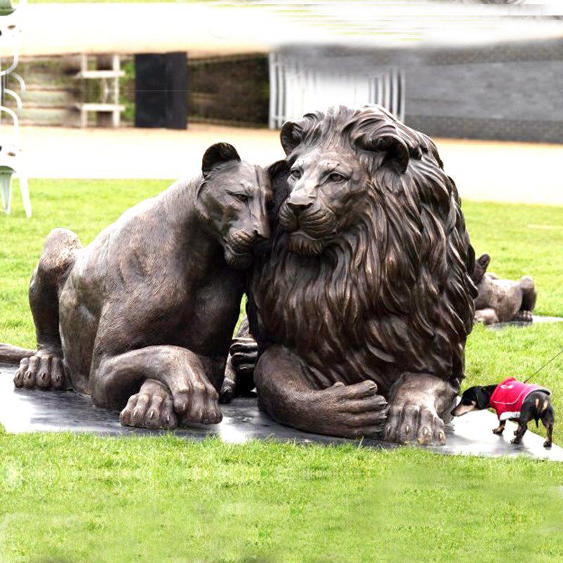 Bronze Outdoor Lion Statues for Sale -  - 21