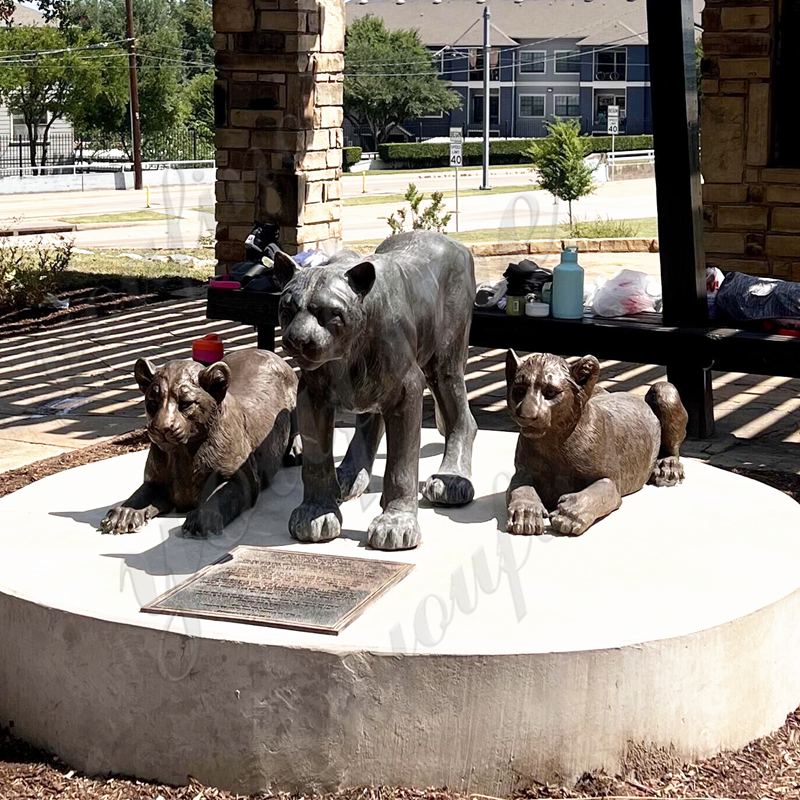 Life Size Bronze Mountain Lion Statue Factory Supplier - Bronze Lion Statues - 14