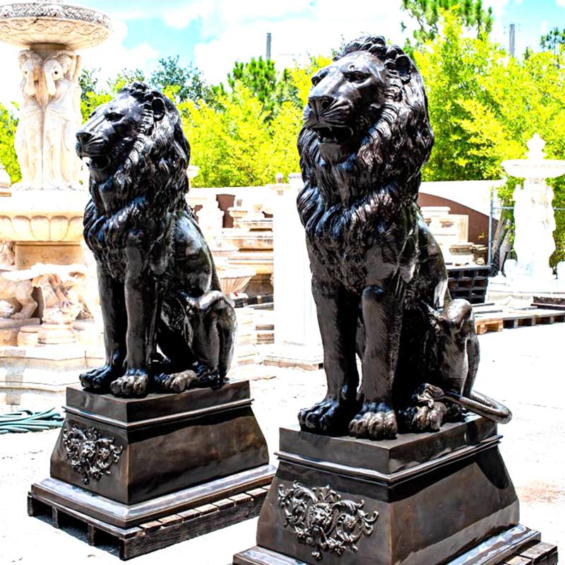 Bronze Outdoor Lion Statues for Sale -  - 15