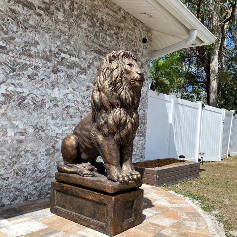 Bronze Outdoor Lion Statues for Sale -  - 16