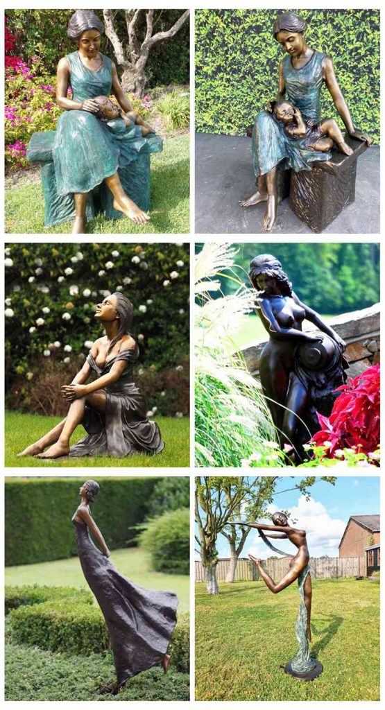 Bronzen Tuin Dieren Beelden Bronze Garden Nude Woman Statue Manufacturer - Bronze Nude Sculpture - 6