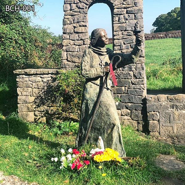 Lifesize Saint Brigid Sculpture