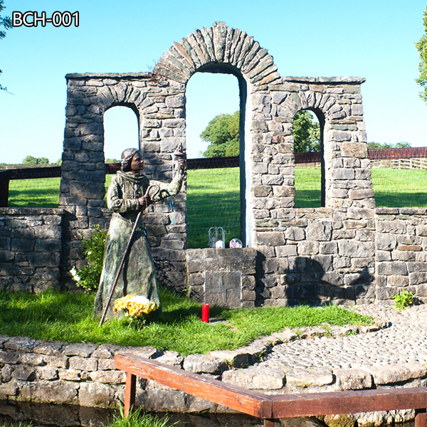 Lifesize bronze Saint Brigid Sculpture