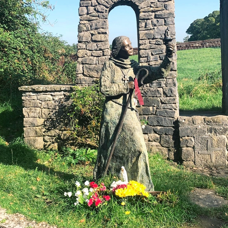 Ireland Bronze Lifesize Saint Brigid Statue Church Decoration BCH-001 - Bronze Saint Sculpture - 5