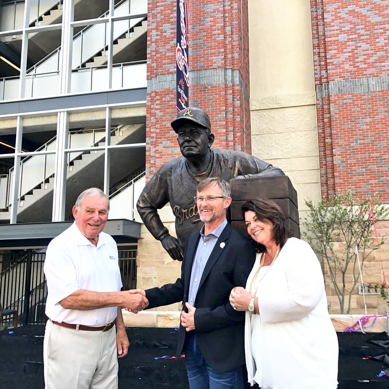 Famous Life Size Bobby Cox Statue Baseball Stadium Monument - Casting Bronze Sports Statues - 2