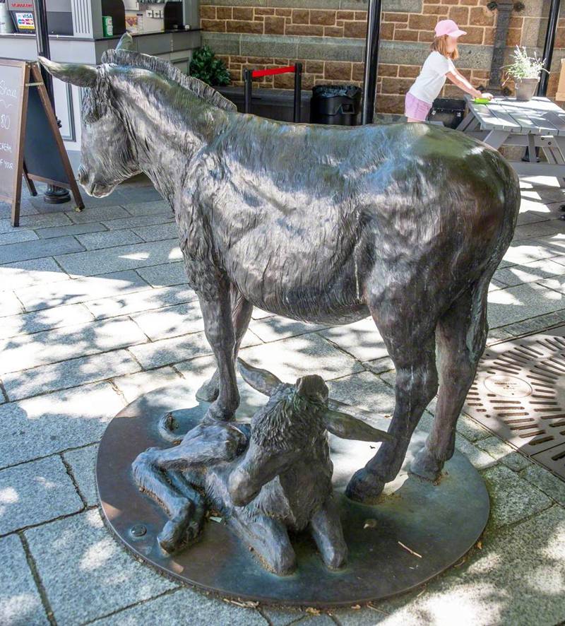 Outdoor Garden life Size Guernsey Donkey Statue Foundry Supplier - Other Animal sculptures - 3