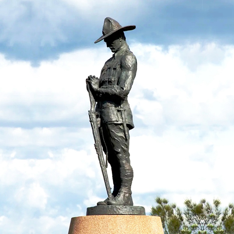 Bronze Anzac Soldier Statue Commission Military Monument Factory Supplier - Bronze Military Statues - 3
