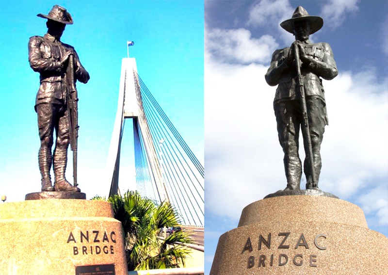 Bronze Anzac Soldier Statue Commission Military Monument Factory Supplier - Bronze Military Statues - 6