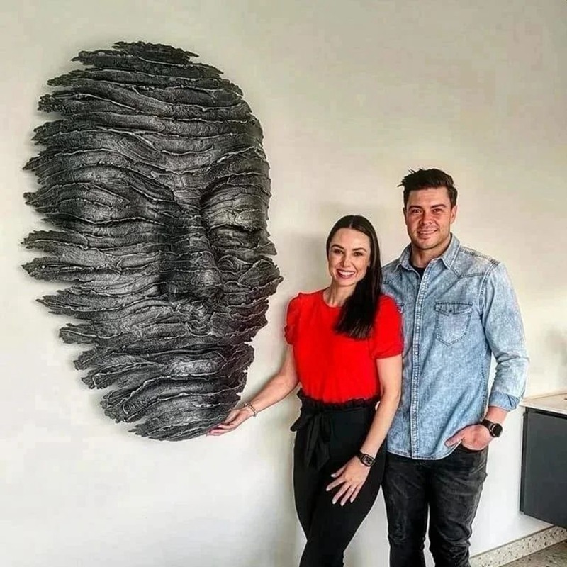 Famous Custom bronze face