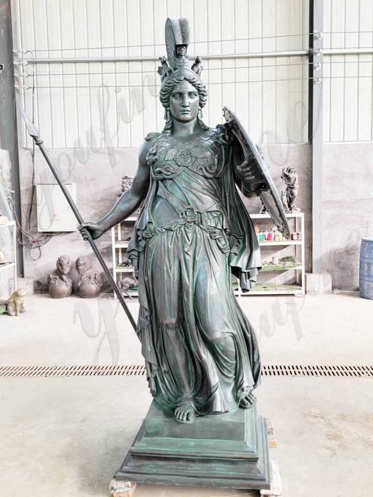 Life Size Famous Bronze Piraeus Greek Athena Statue Factory Supplier - Bronze Famous Sculpture - 4