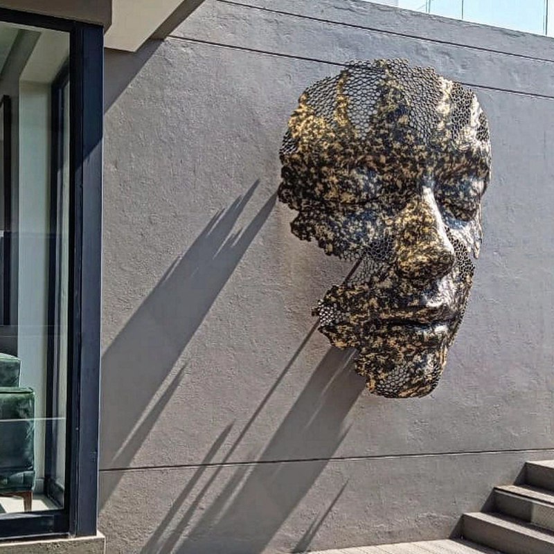 Large Custom bronze face