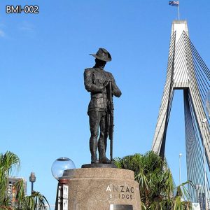 Bronze Anzac Soldier Statue Commission Military Monument Factory Supplier