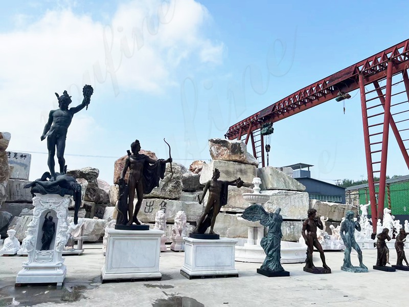 Life Size Famous Bronze Piraeus Greek Athena Statue Factory Supplier - Bronze Famous Sculpture - 6