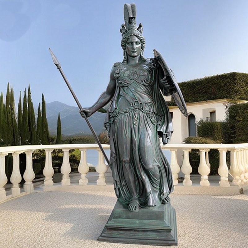 Life Size Famous Bronze Piraeus Greek Athena Statue Factory Supplier - Bronze Famous Sculpture - 2