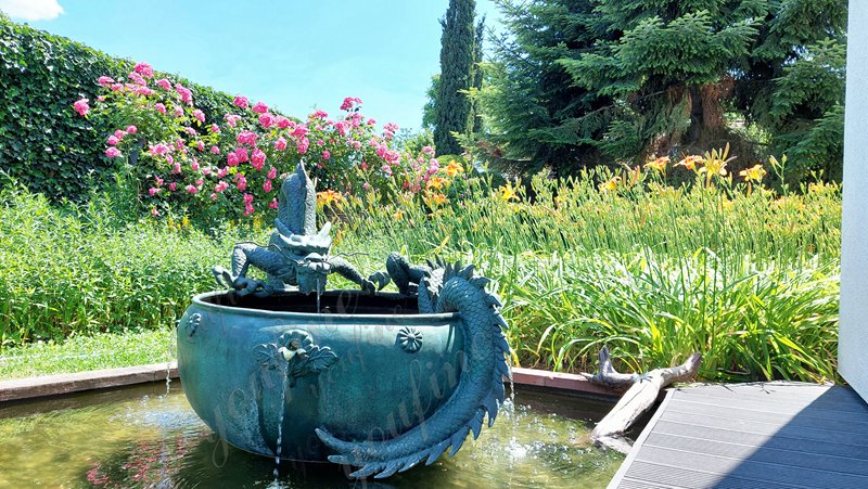 Outdoor Bronze Dragon Water Fountain Statue Manufacturer - Bronze Animal Fountain - 1