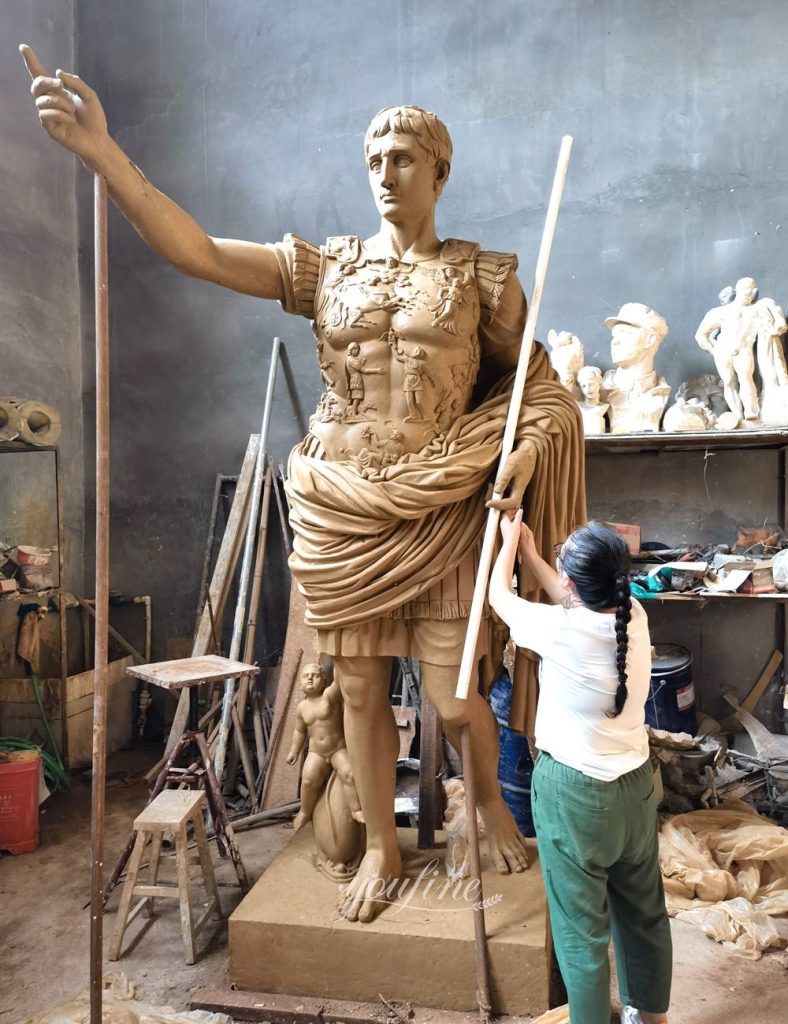 How Much Does a Bronze Statue Cost in 2026? - Blog - 3 large Caesar sculpture (clay model)