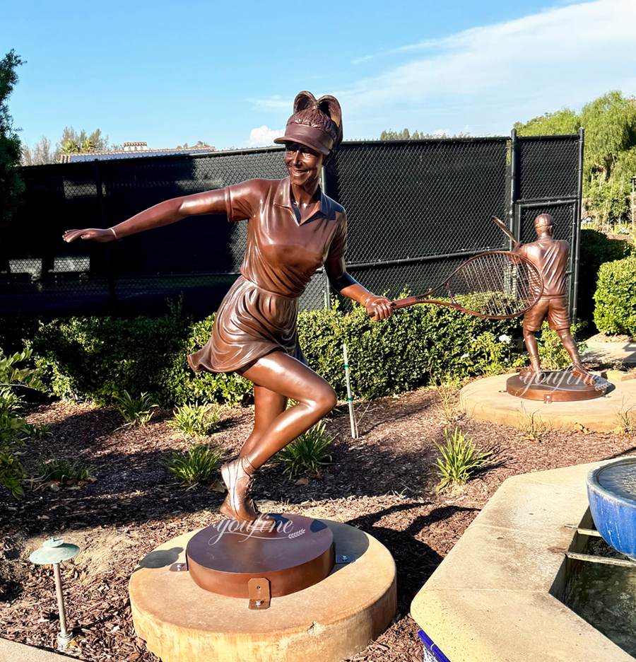How Much Does a Bronze Statue Cost in 2026? - Blog - 6 Custom tennis player bronze sculpture