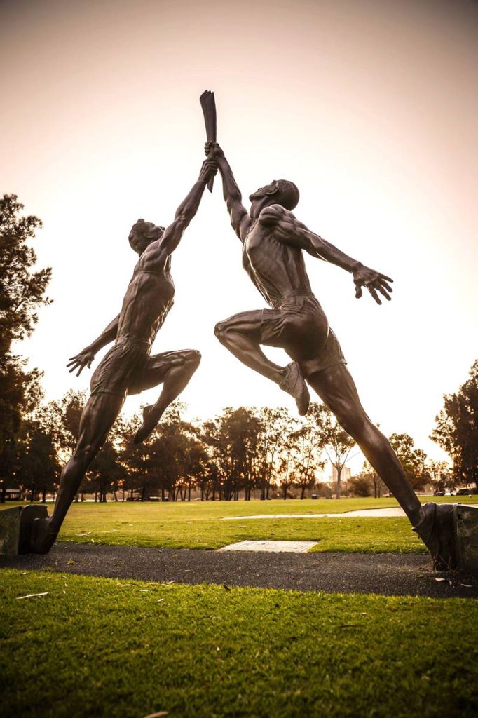 Keeping The Flame Alight statue