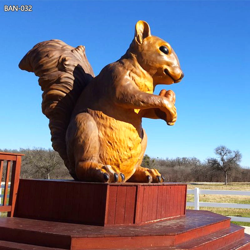 Squirrel sculpture