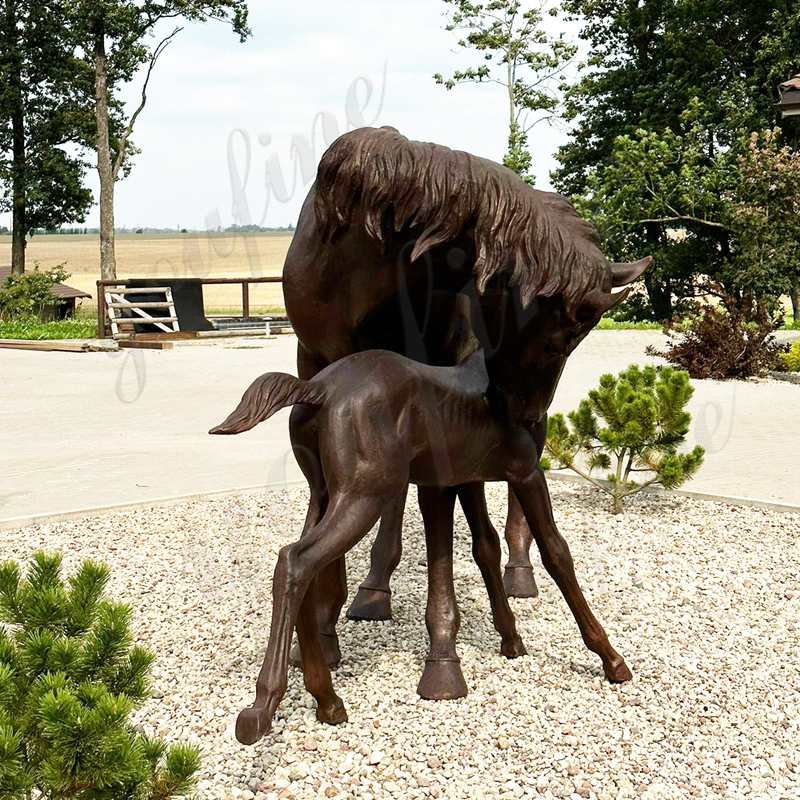 Mustangs of Las Colinas Bronze Running Horse Water Fountain Williams Square Decor - Bronze Animal Fountain - 21